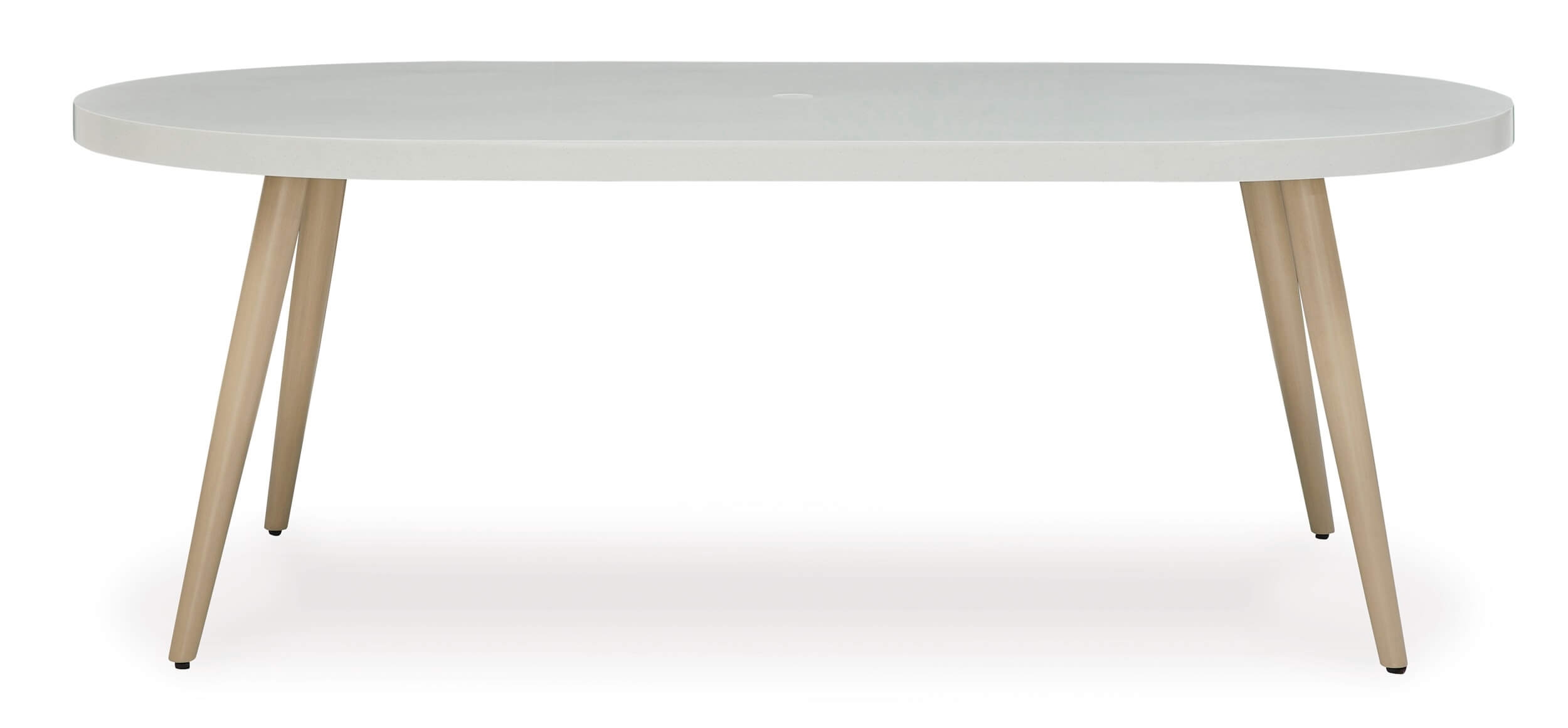 Seton Creek Outdoor Aluminum Oval Dining Table