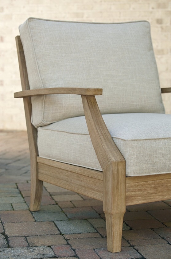 Clare View Fabric Nuvella Outdoor Lounge Chair