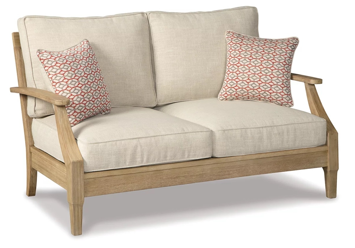Clare View Fabric Nuvella Outdoor Loveseat by Ashley Furniture