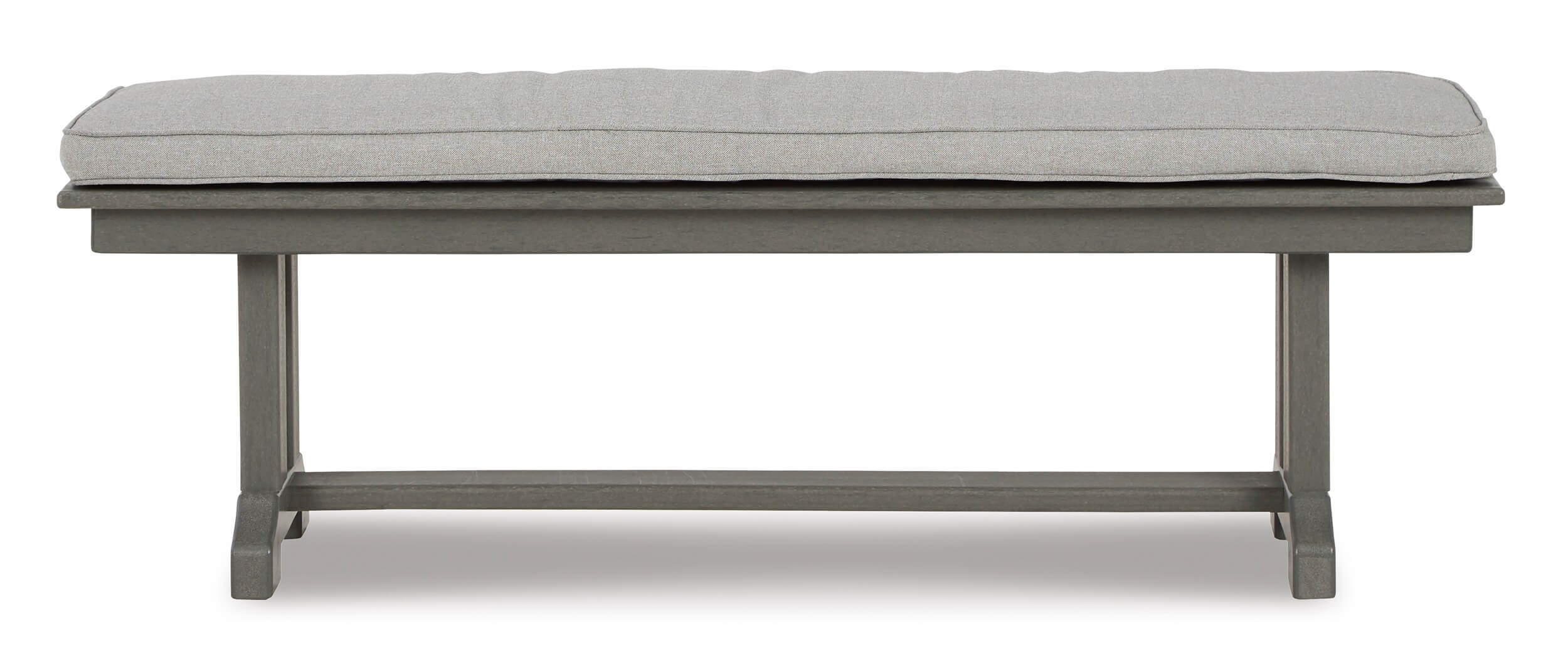 Visola Outdoor Nuvella Fabric/High-Density Polyethylene Bench