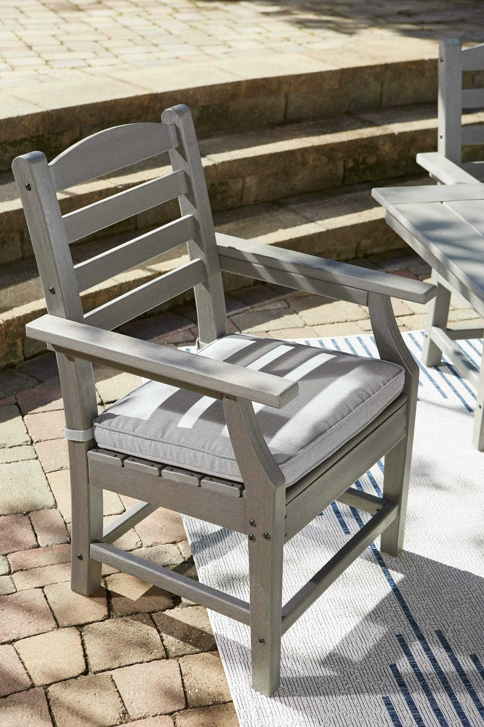 Visola Outdoor High-Density Polyethylene Rectangular Patio Dining Set