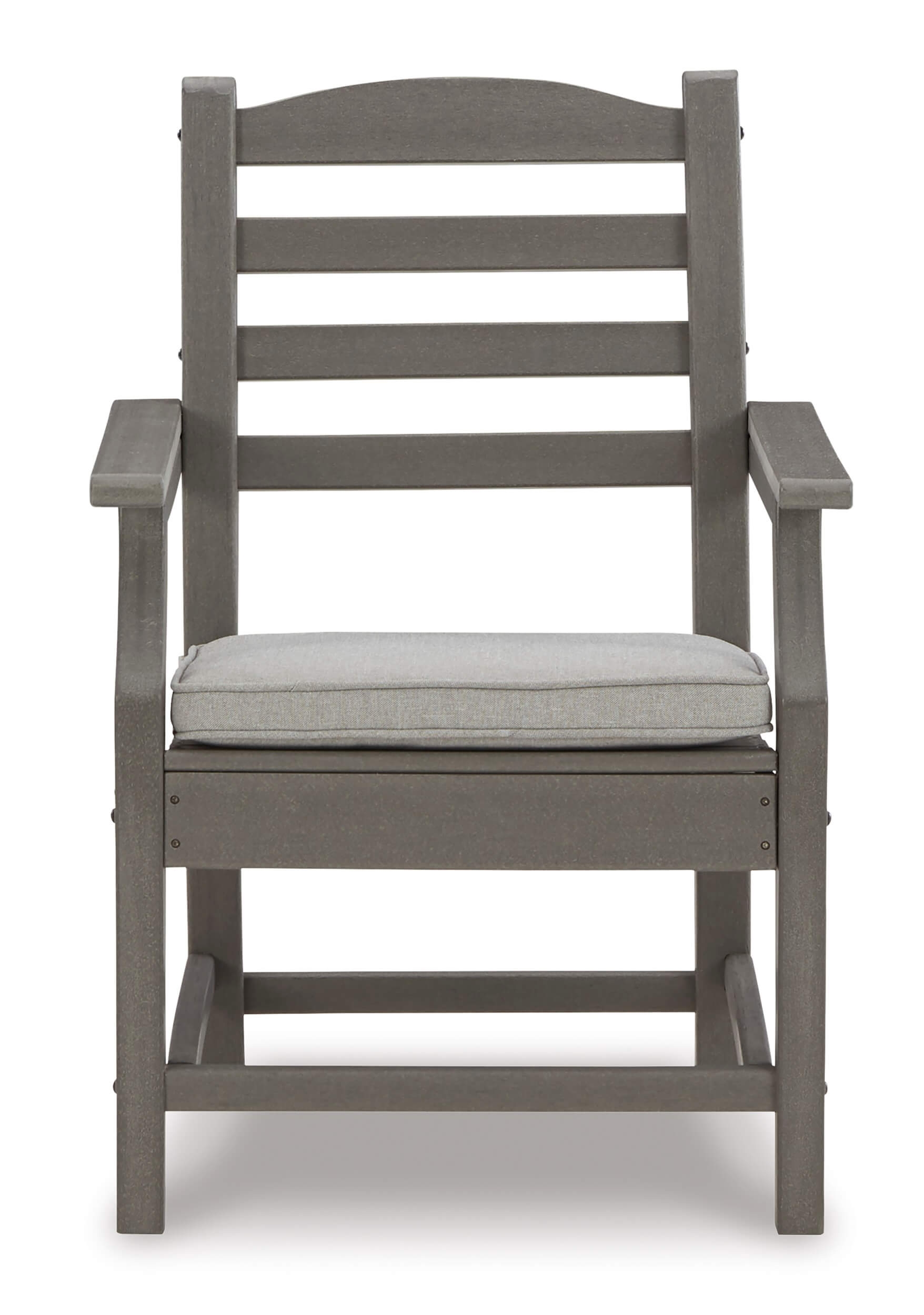 Visola Outdoor Nuvella Fabric/High-Density Polyethylene Dining Arm Chair