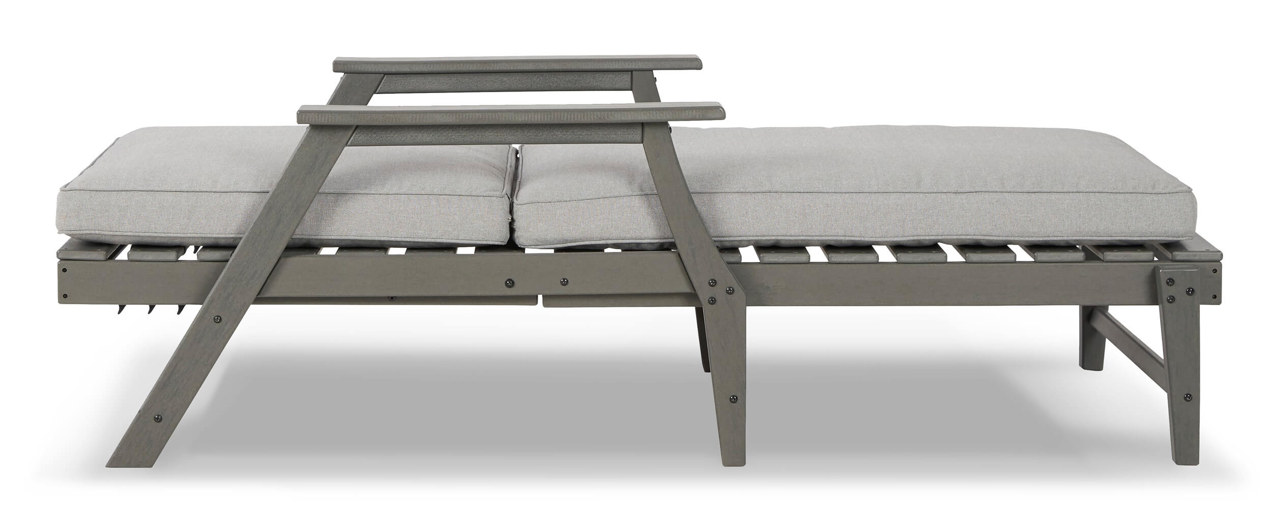 Visola Outdoor Nuvella Fabric/High-Density Polyethylene Chaise Lounge