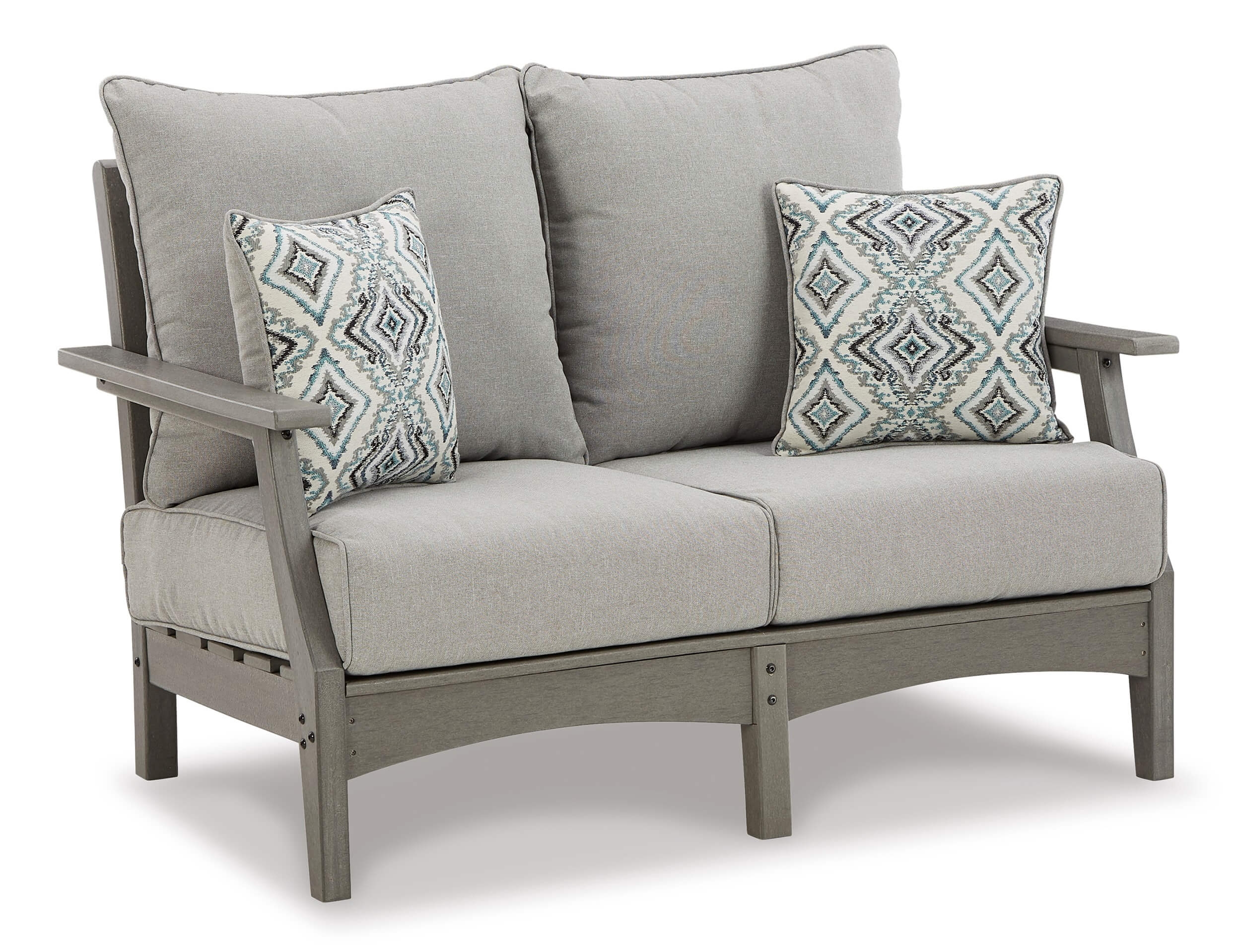Visola Outdoor Nuvella Fabric/High-Density Polyethylene Patio Seating Set