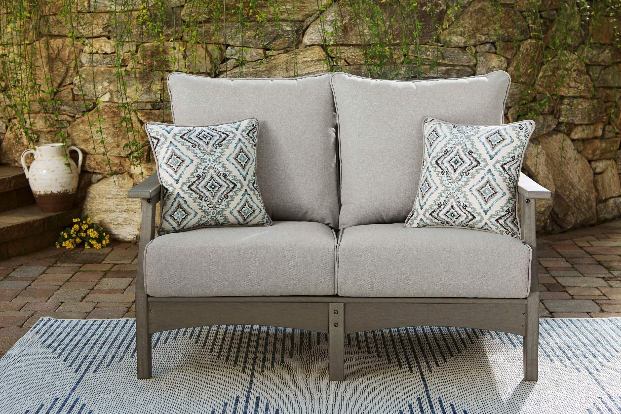 Visola Outdoor Sofa, Loveseat Chair