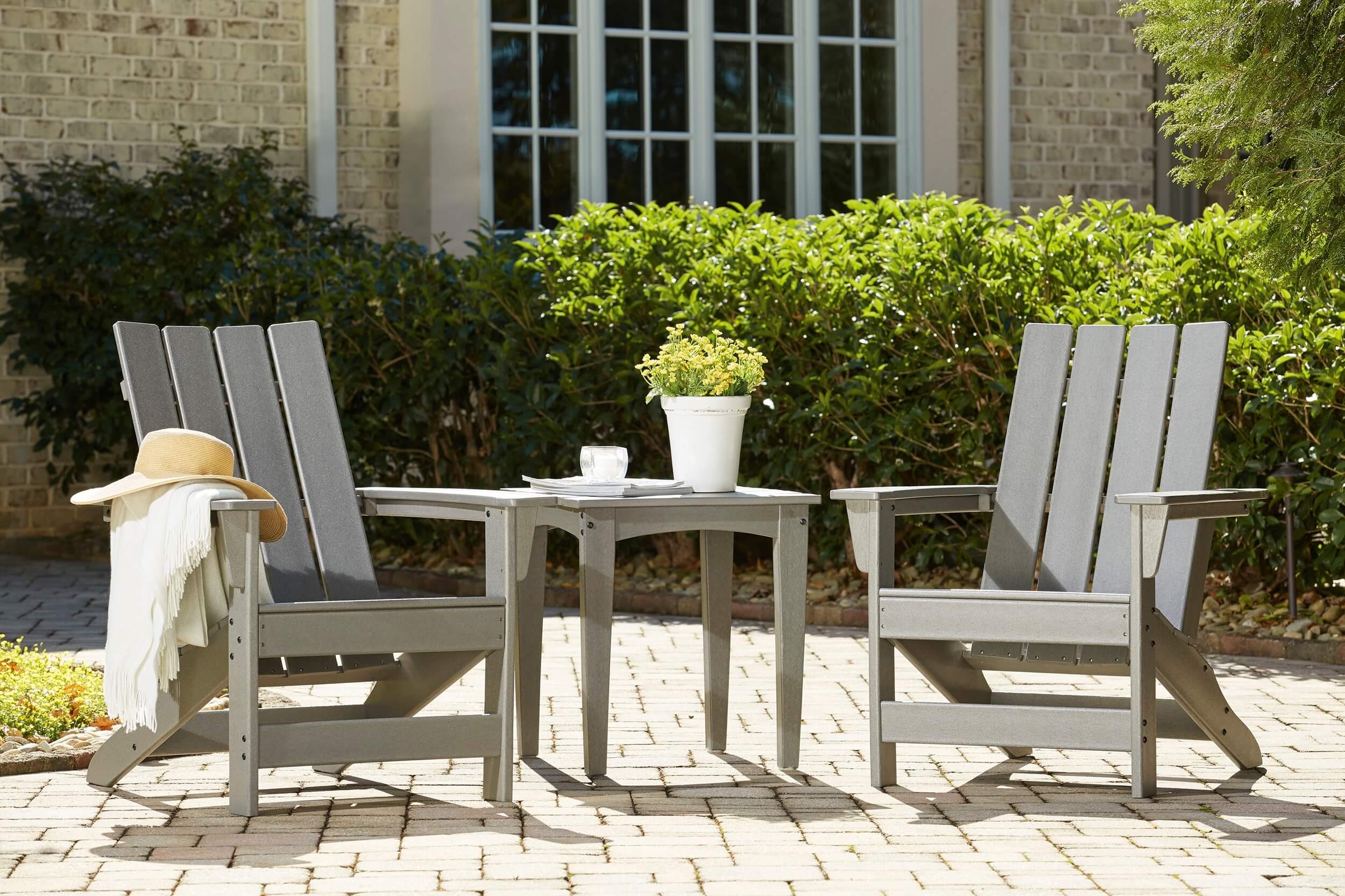 Visola Outdoor High-Density Polyethylene Adirondack Chair