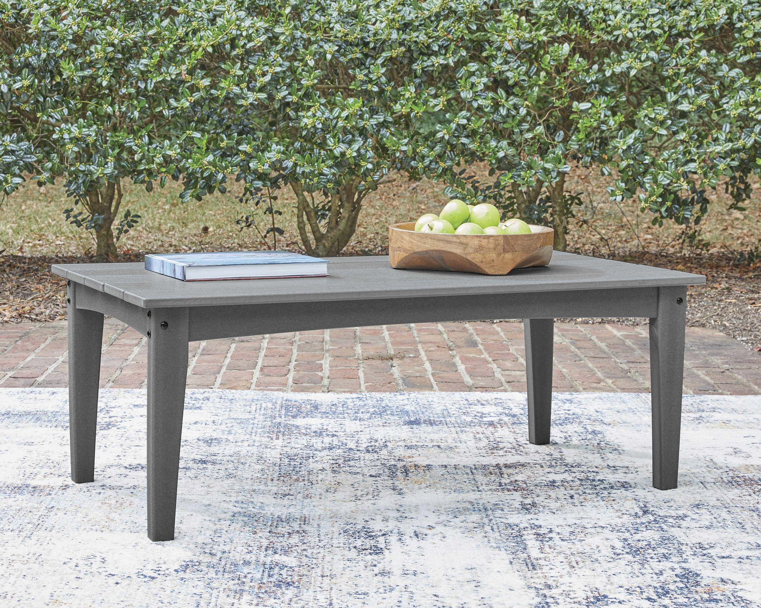 Cove Beach Rectangular Polyethylene Cocktail Table
