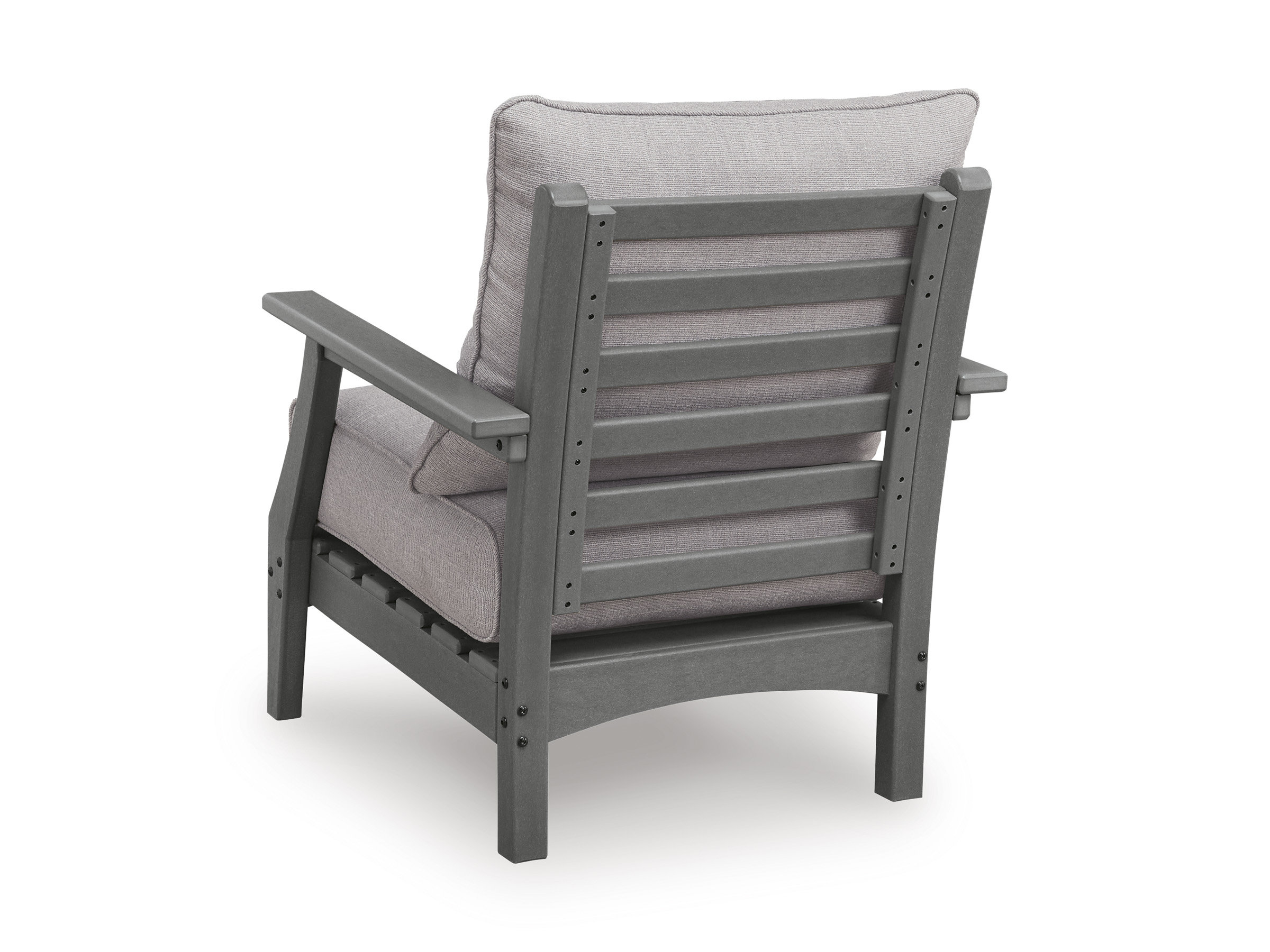 Cove Beach 2-Piece HDPE/Polyester Lounge Chair with Cushion