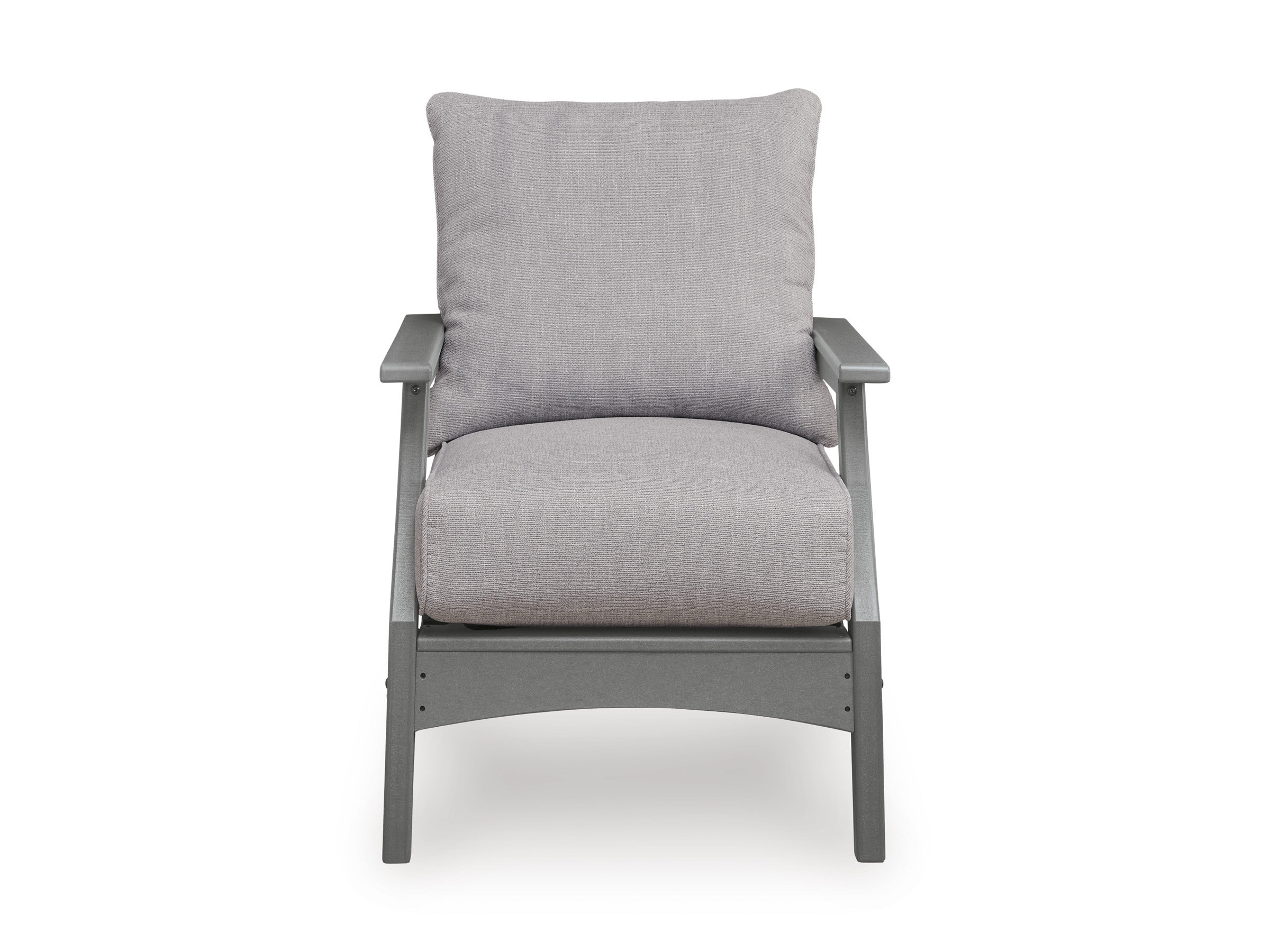 Cove Beach 2-Piece HDPE/Polyester Lounge Chair with Cushion