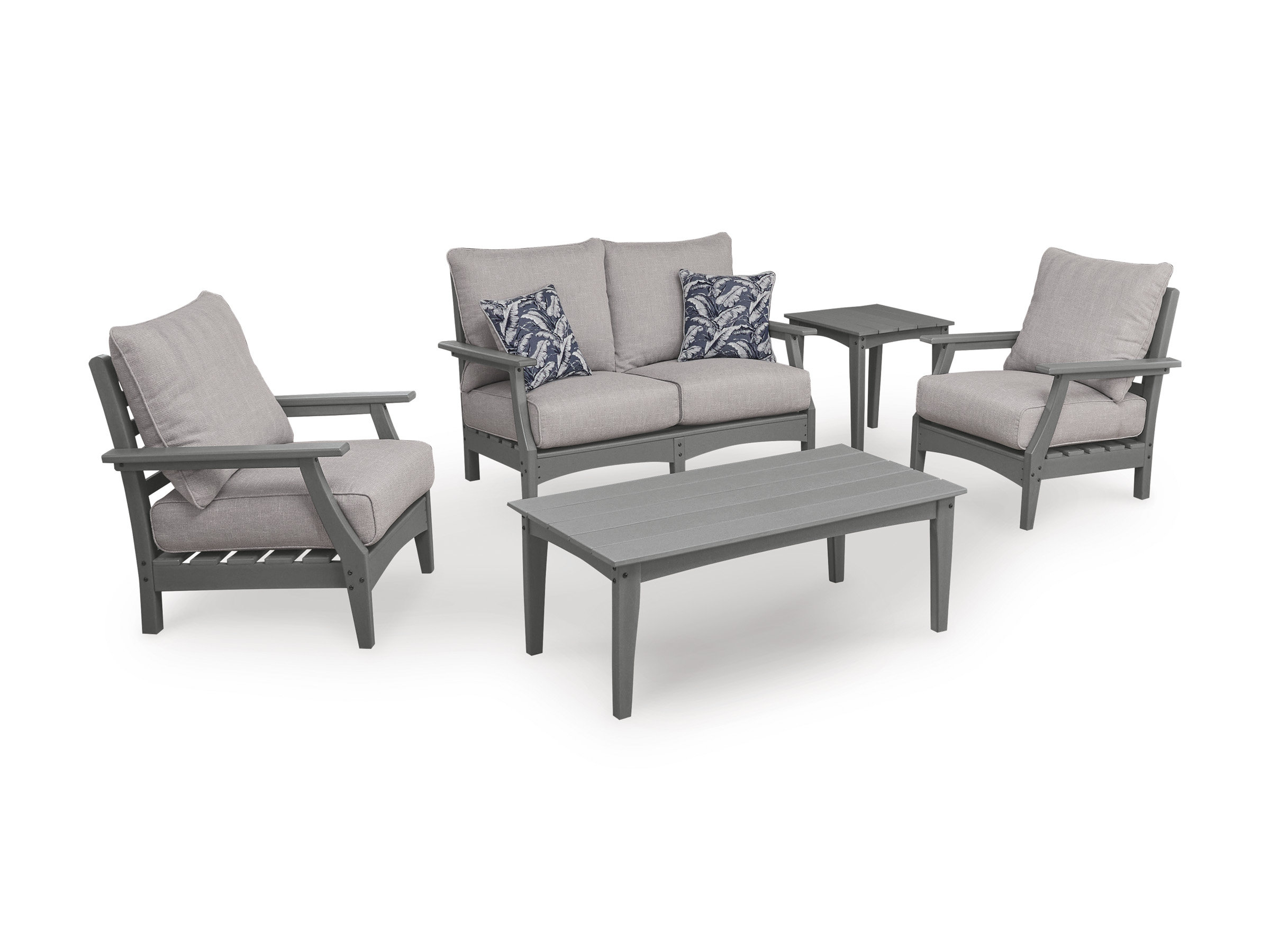 Cove Beach HDPE/Polyester Patio Set