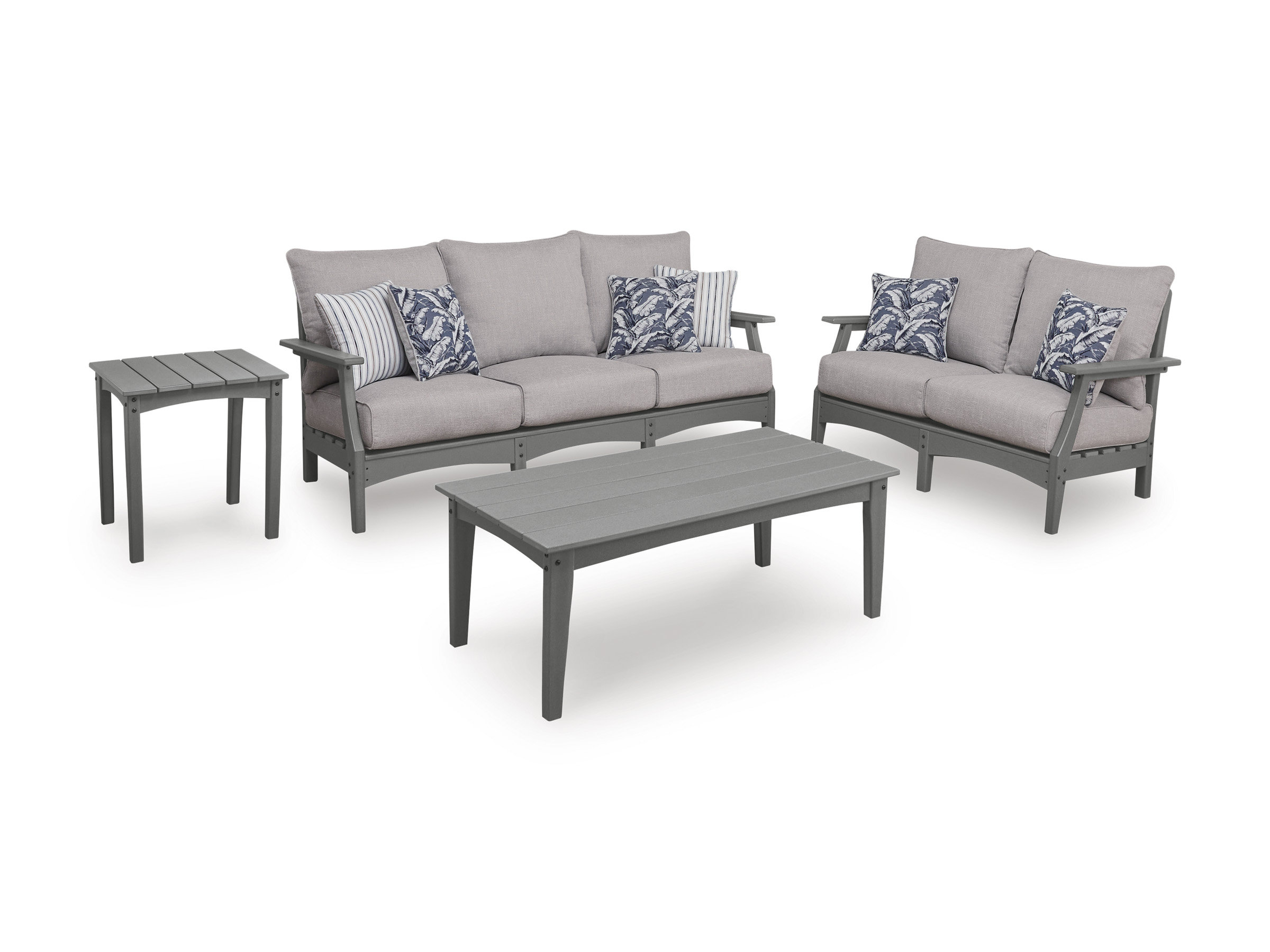 Cove Beach HDPE/Polyester Patio Set