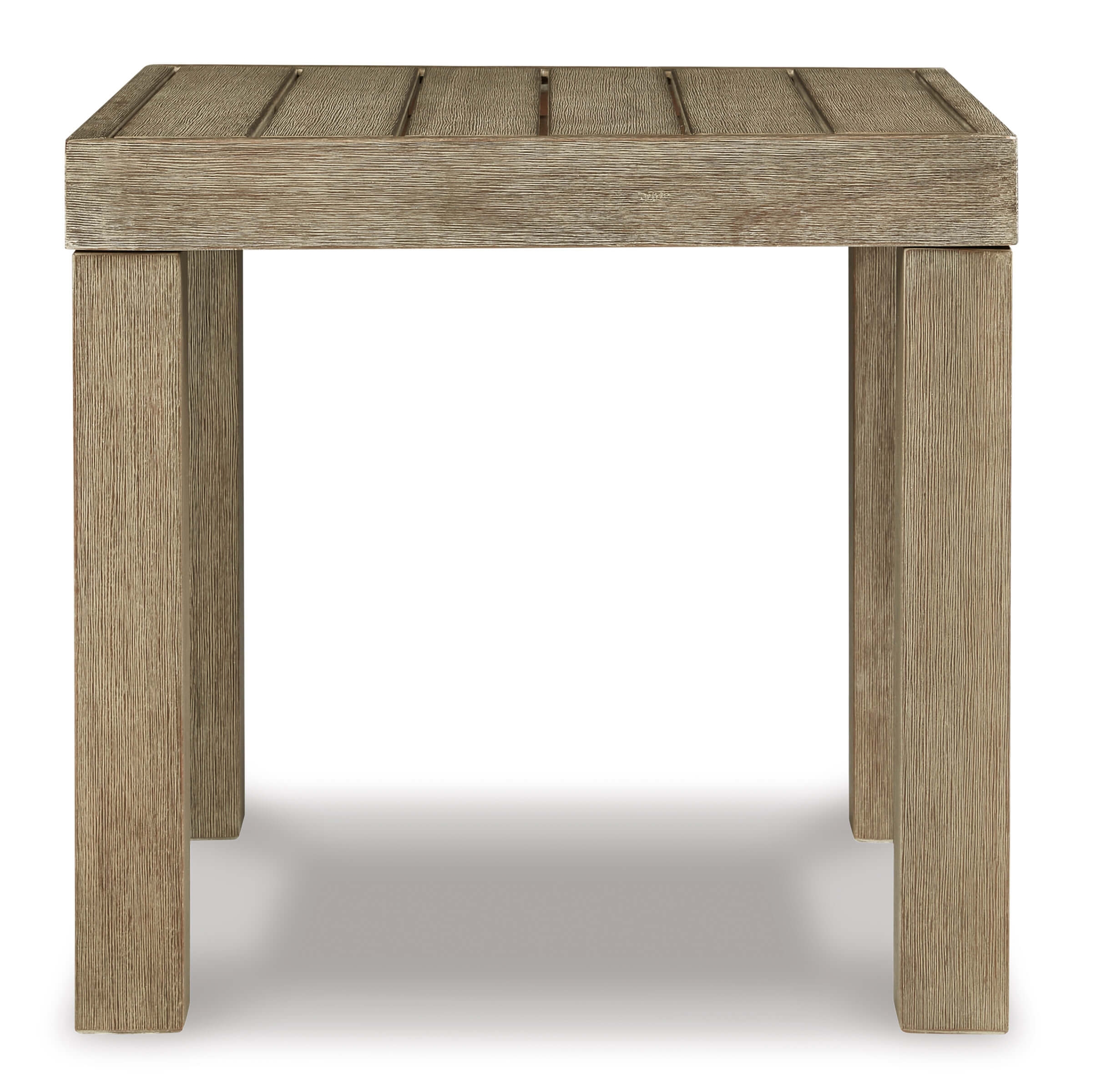 Silo Point Outdoor Eucalyptus Wood Square End Table