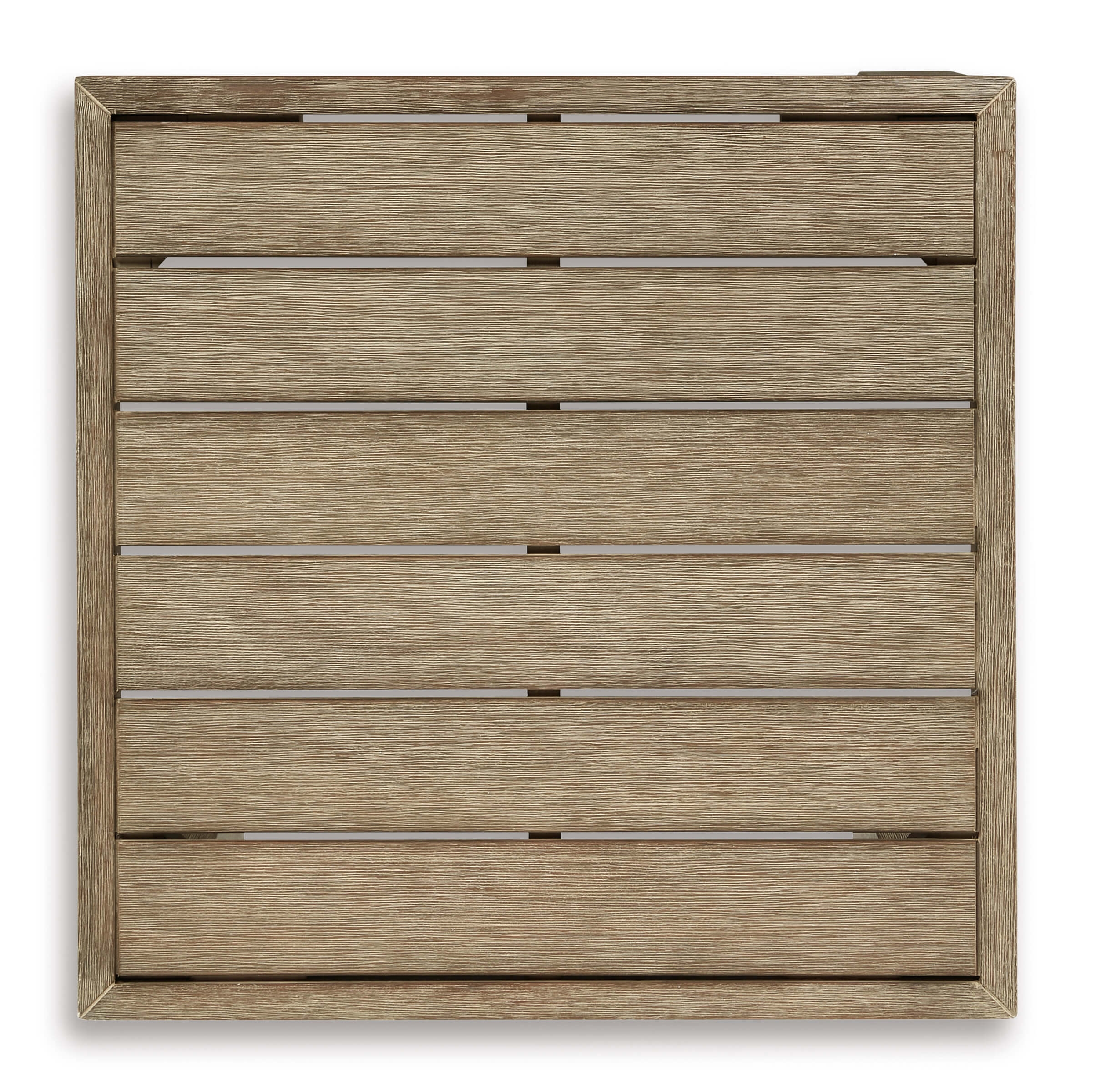 Silo Point Outdoor Eucalyptus Wood Square End Table