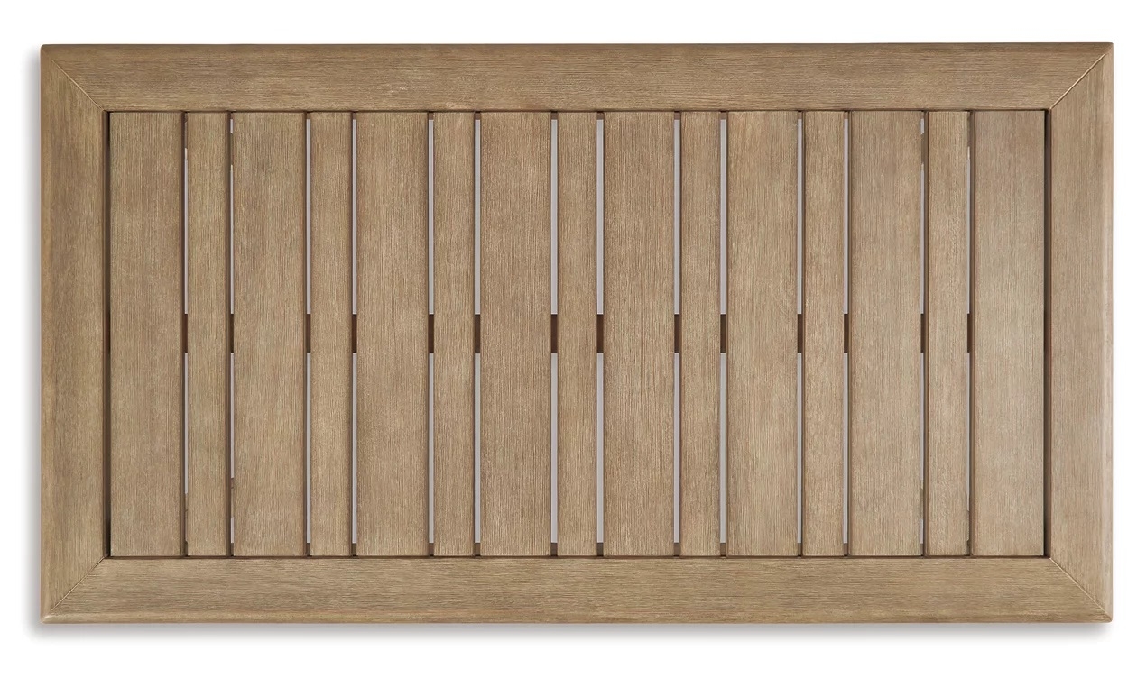 Ashley SM Gerianne Wood Outdoor Coffee Table Set
