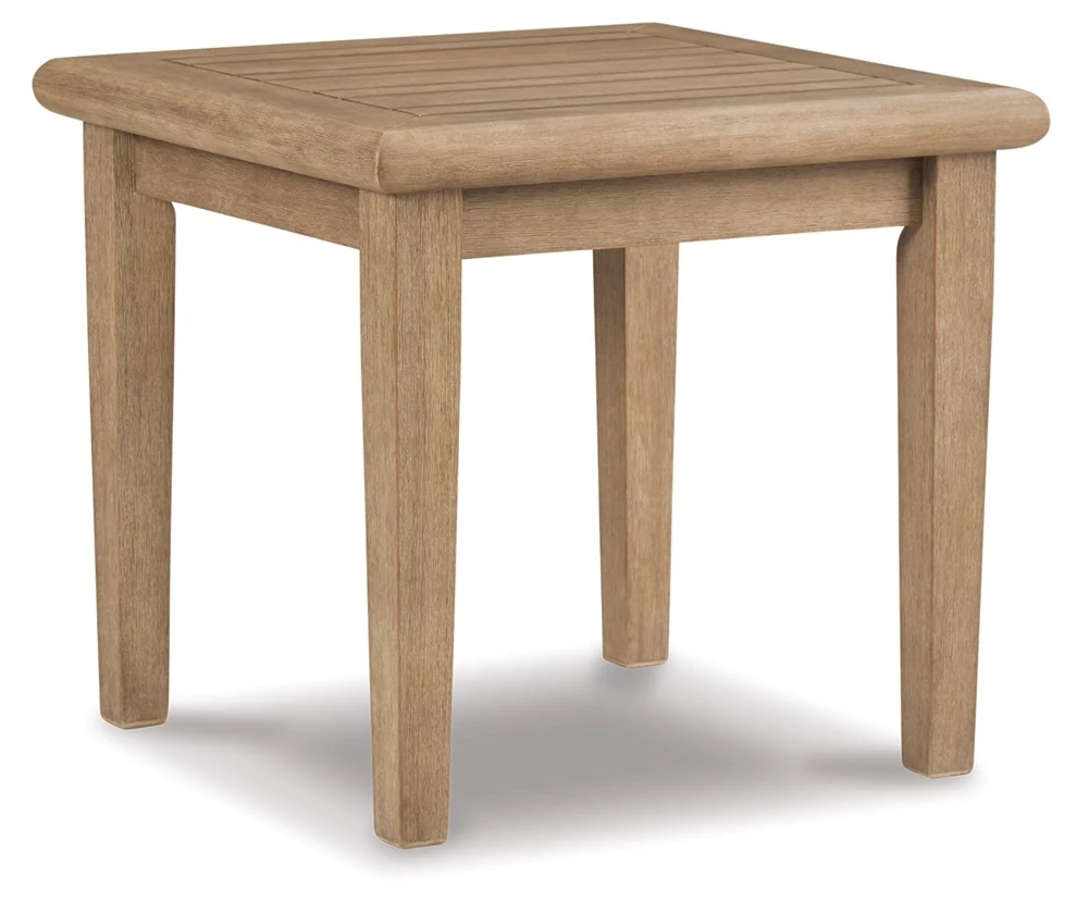 Ashley SM Gerianne Wood Outdoor Coffee Table Set