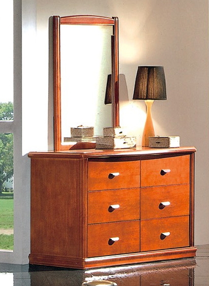 P 156 6-Drawer Dresser & Mirror