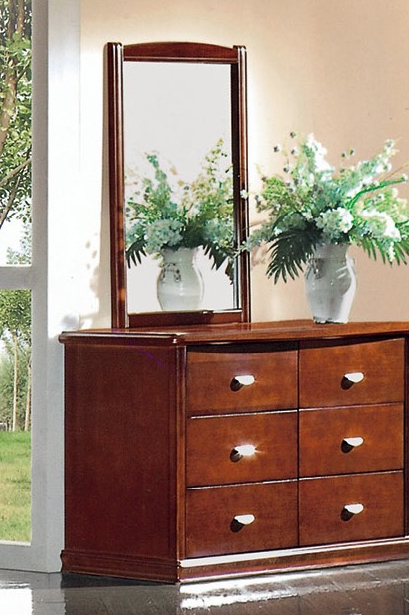 P 156 6-Drawer Dresser & Mirror