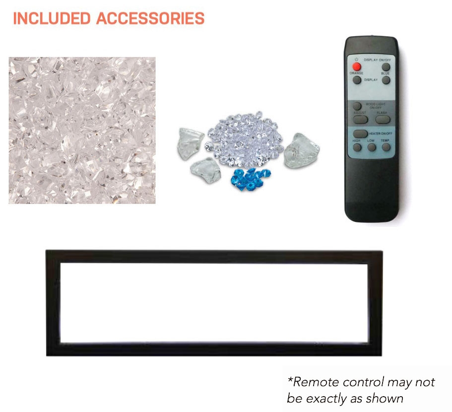 Panorama SLIM 40" Glass Electric Fireplace