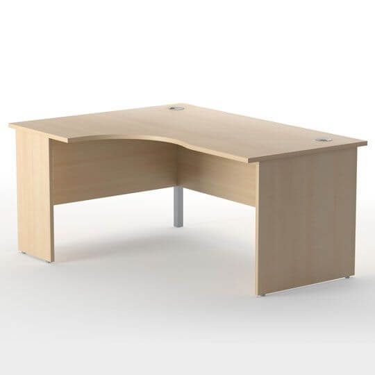 Optima Plus 70.8" Crescent Office Desk