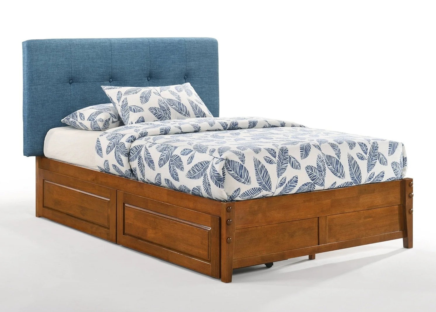 Spices Paprika Fabric/Wood K-Series High/Low Platform Bed