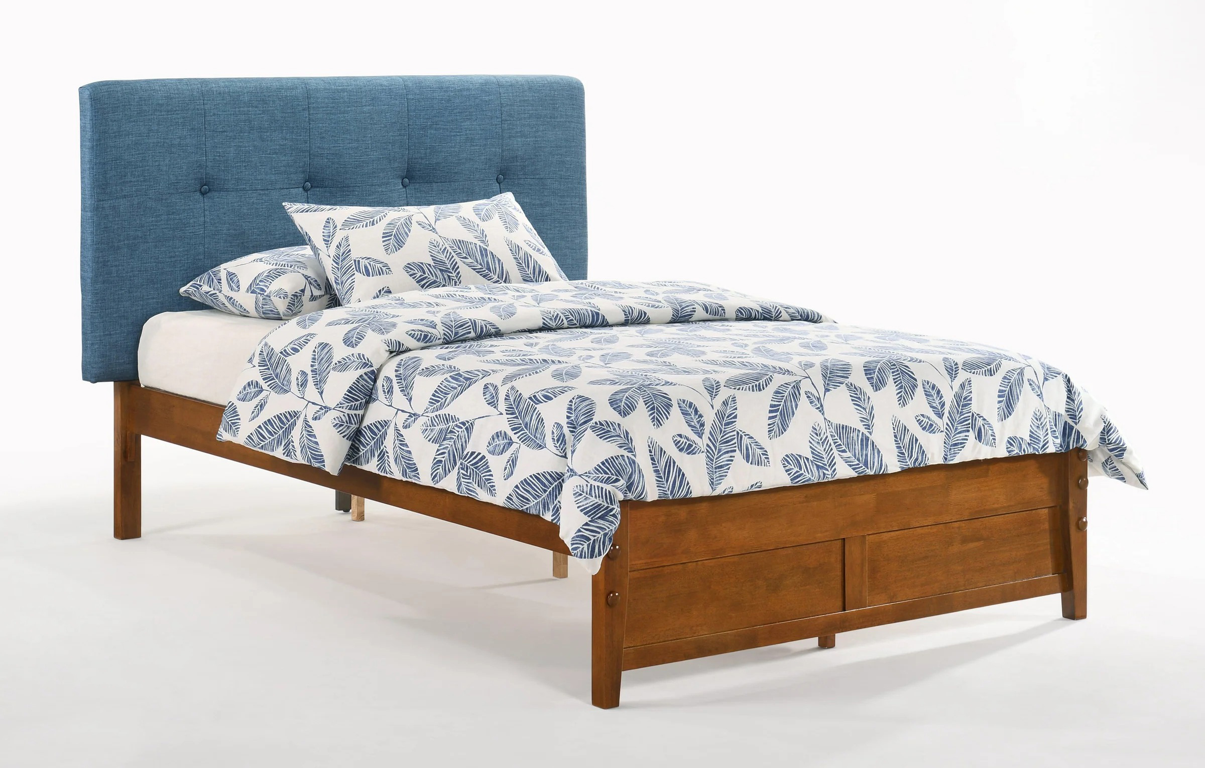 Spices Paprika Fabric/Wood K-Series High/Low Platform Bed