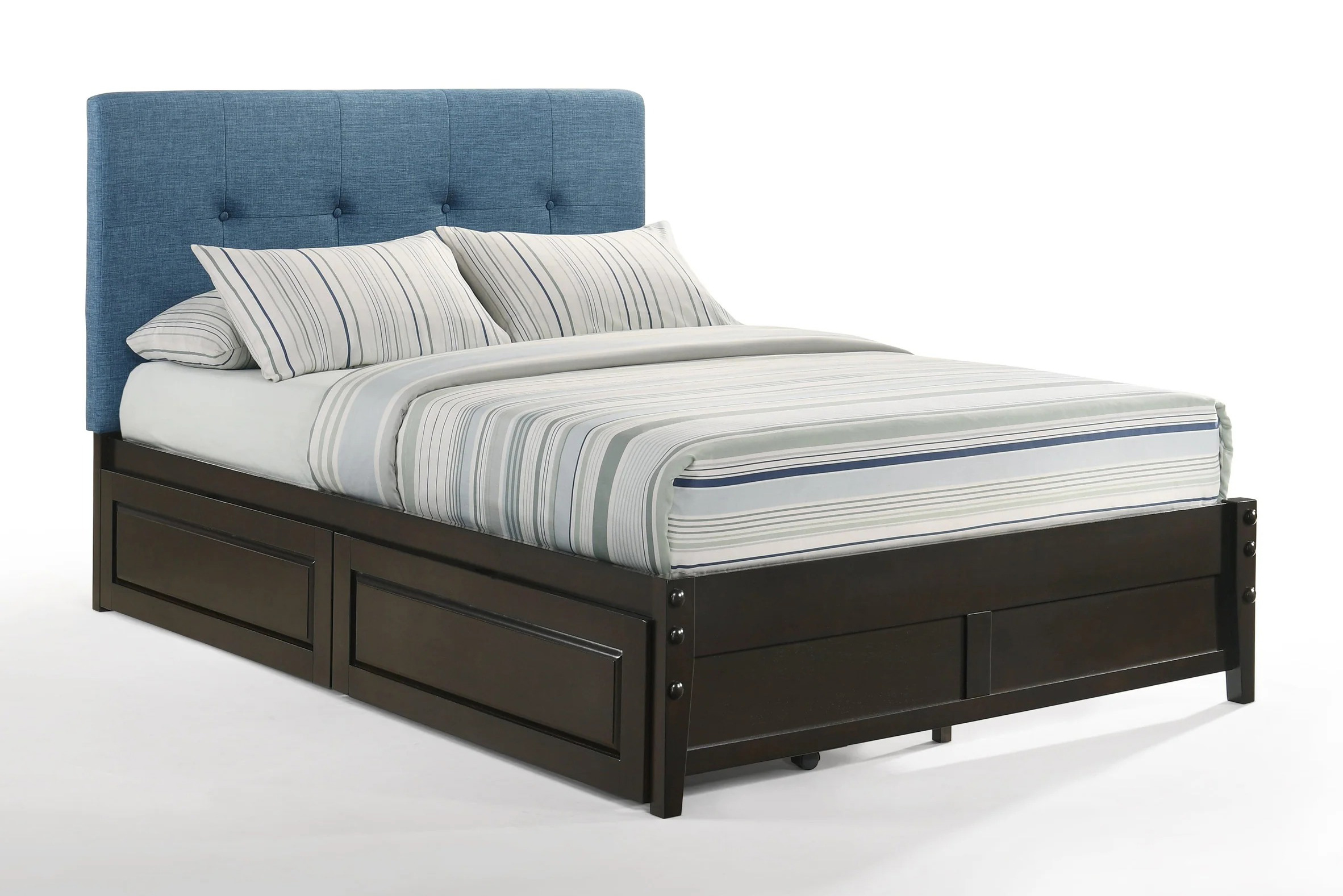 Spices Paprika Fabric/Wood K-Series High/Low Platform Bed