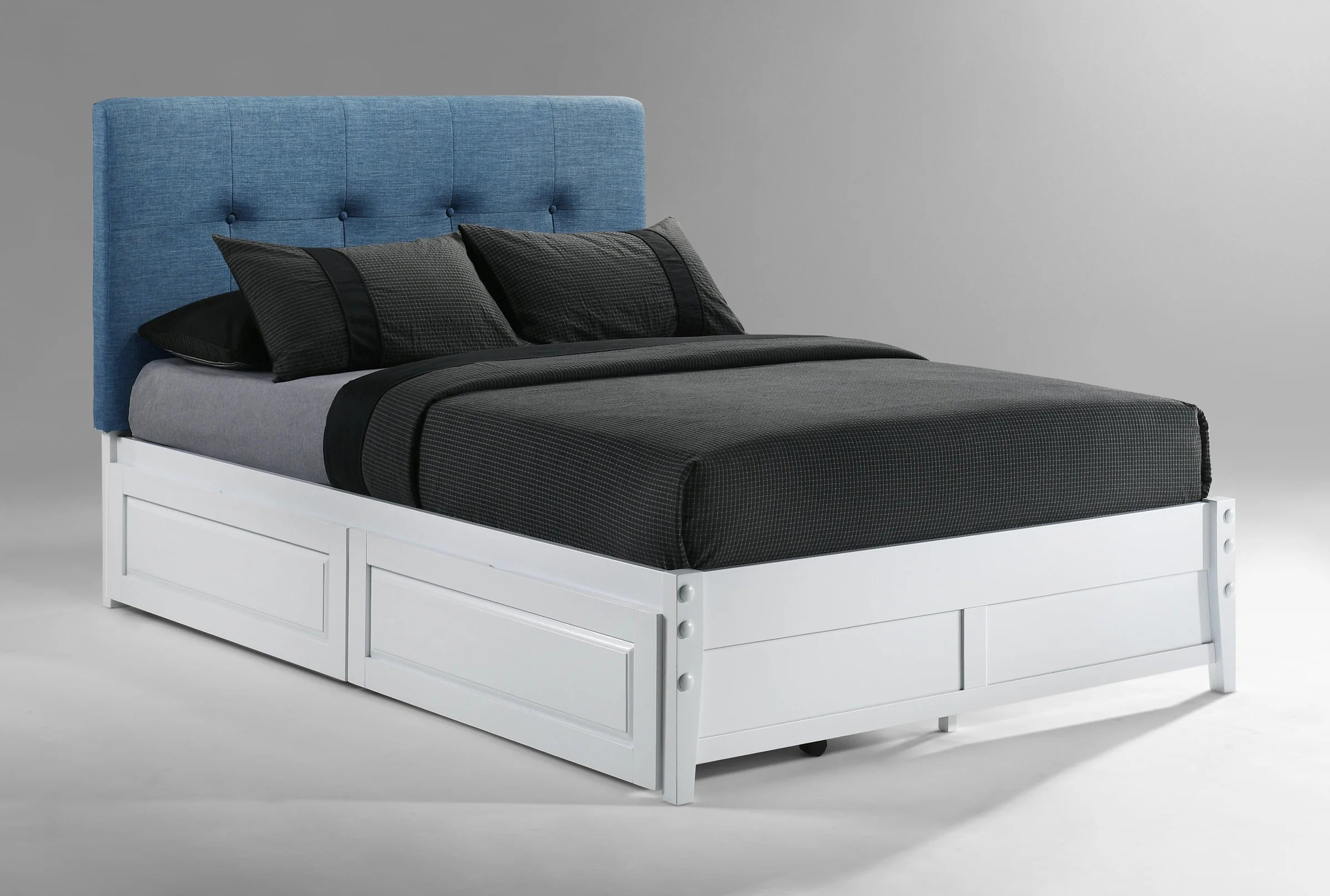 Spices Paprika Fabric/Wood K-Series High/Low Platform Bed