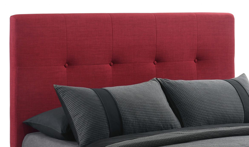 Spices Paprika Fabric/Wood K-Series High/Low Platform Bed