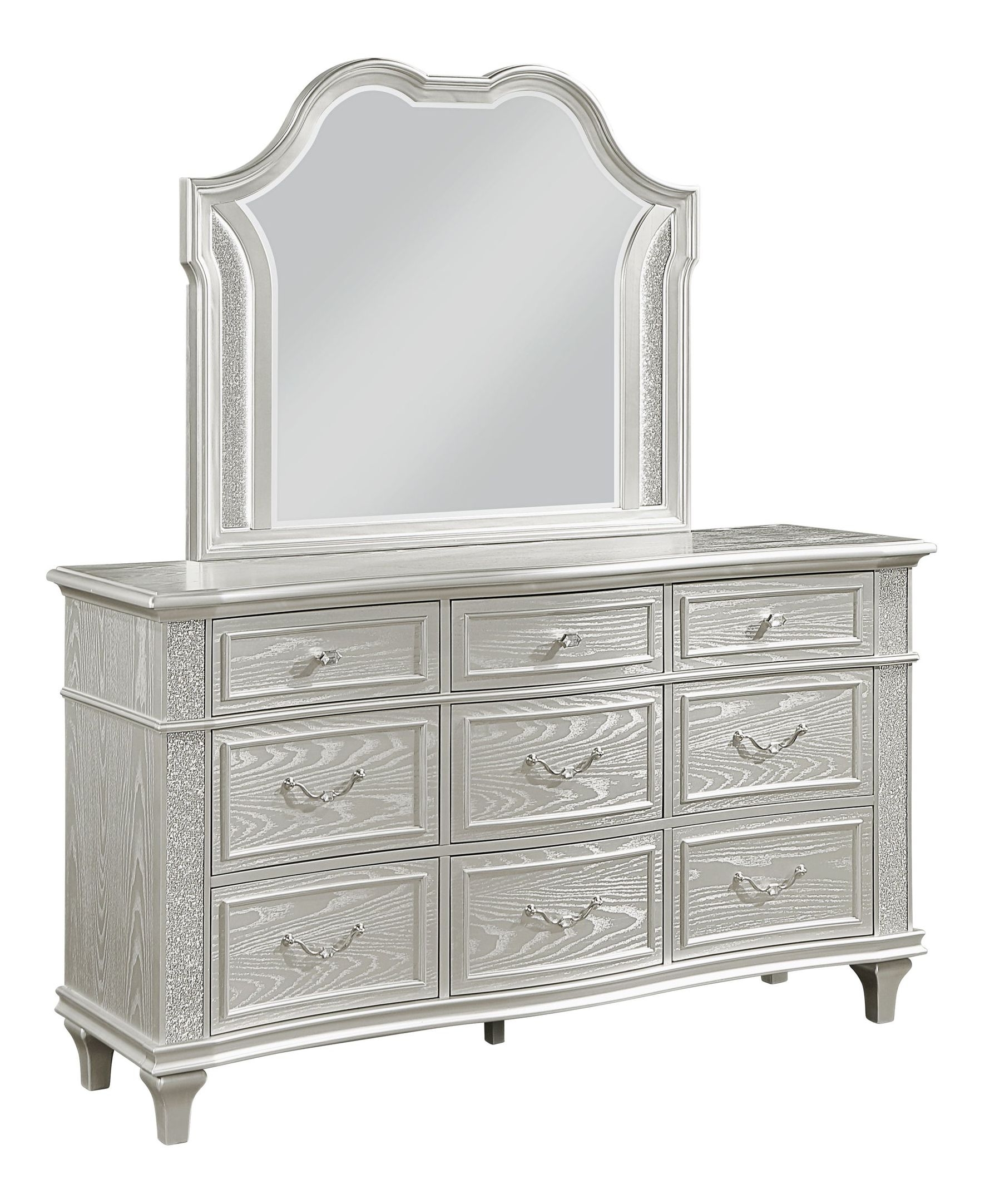 Paris Velvet/Wood Regular Bedroom Set