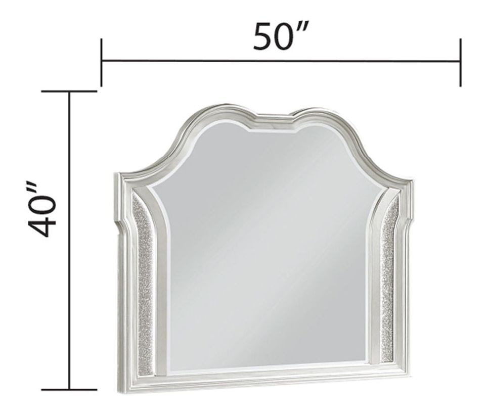 Paris Wood Veneer Mirror