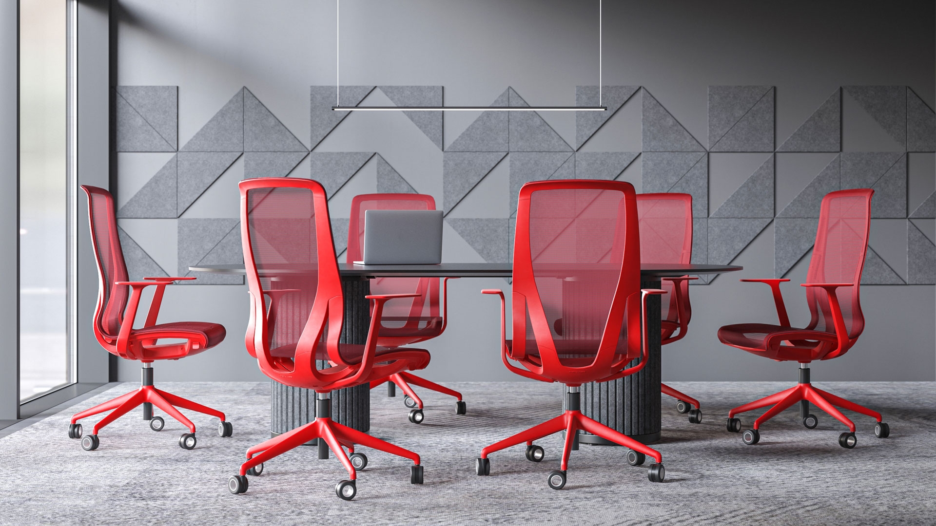 Parthos Office Oval Meeting Conference Table