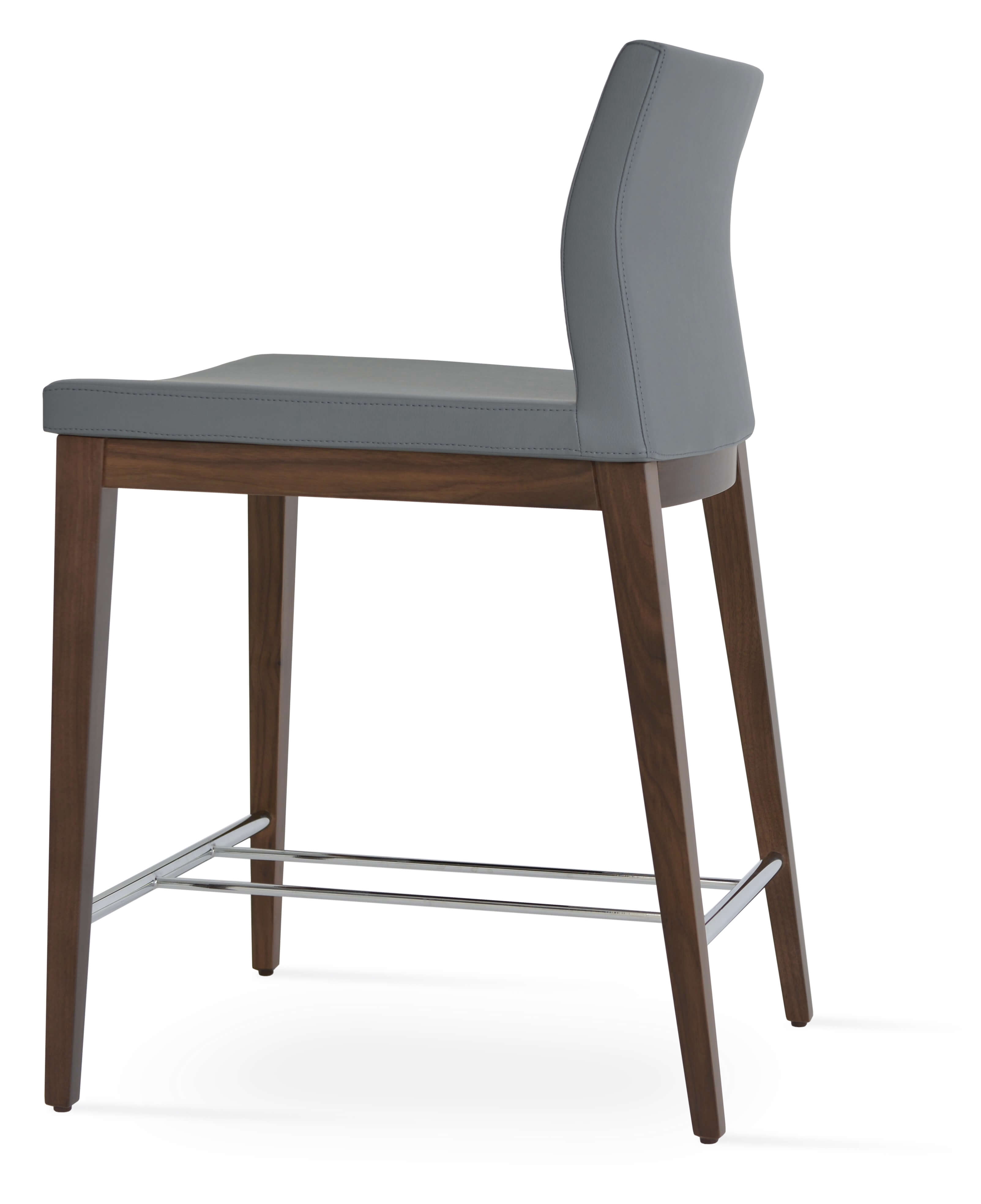 Pasha Wood Counter Stool