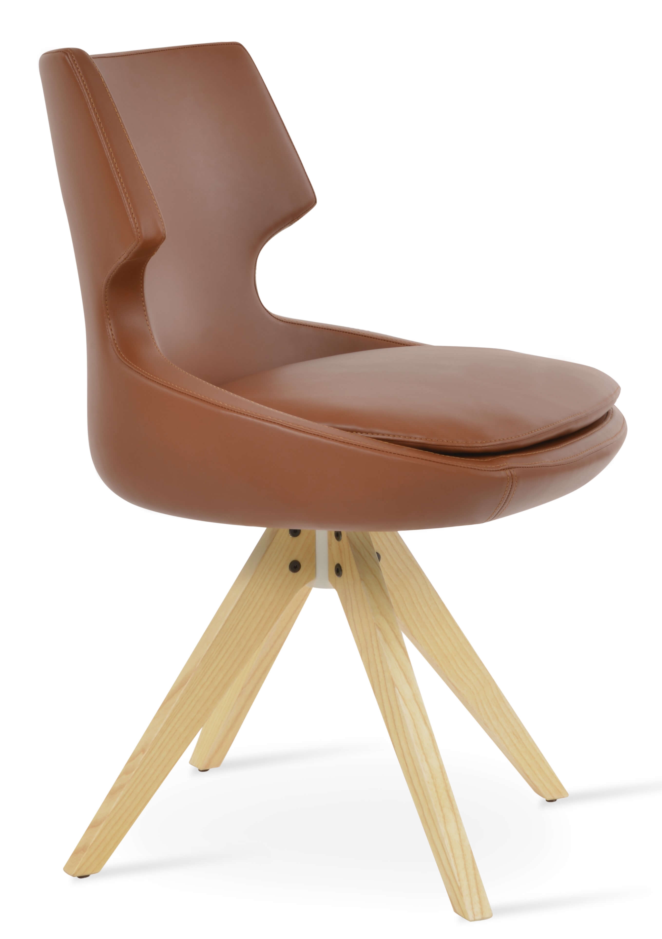 Patara Pyramid Swivel Dining Chair