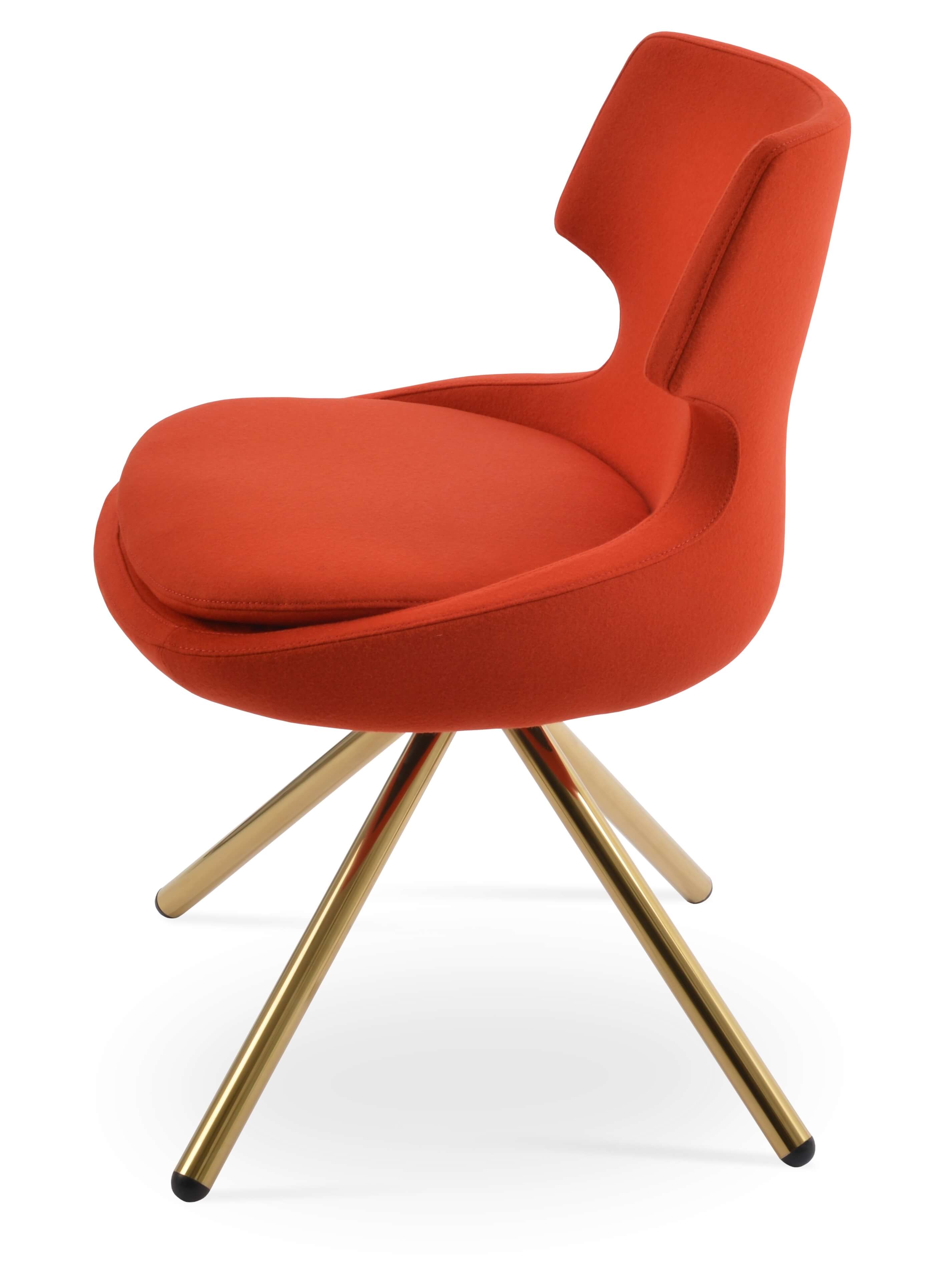 Patara Stick Swivel Dining Chair