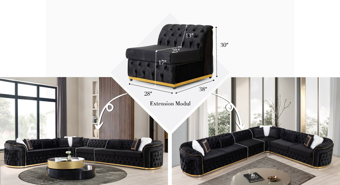 Paterson L-Shaped Upholstered Sectional
