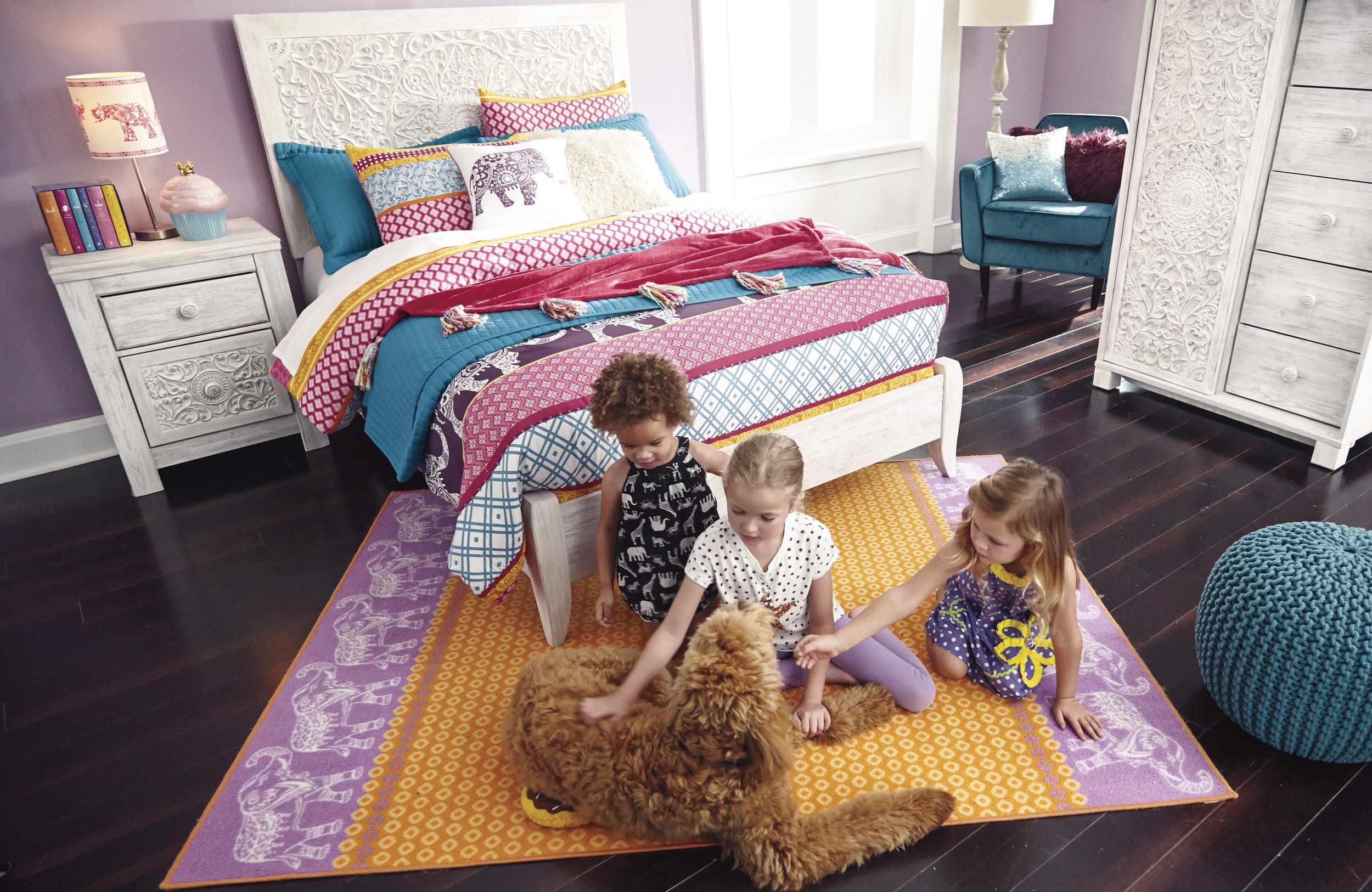 Paxberry MDF Panel Bed, Full Size