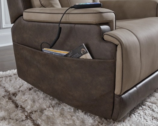 4Z-Peaceful Pause Faux Leather Power Lift Recliner