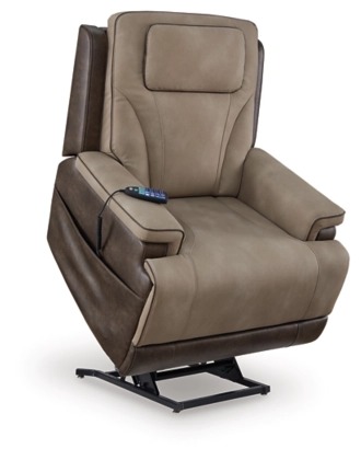 4Z-Peaceful Pause Faux Leather Power Lift Recliner