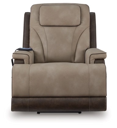 4Z-Peaceful Pause Faux Leather Power Lift Recliner