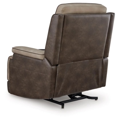 4Z-Peaceful Pause Faux Leather Power Lift Recliner