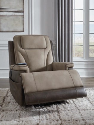 4Z-Peaceful Pause Faux Leather Power Lift Recliner