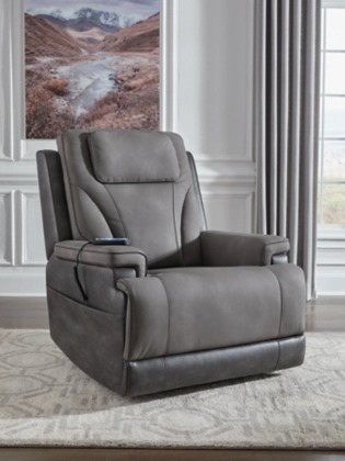 4Z-Peaceful Pause Faux Leather Power Lift Recliner