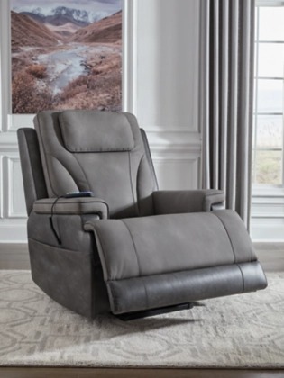 4Z-Peaceful Pause Faux Leather Power Lift Recliner