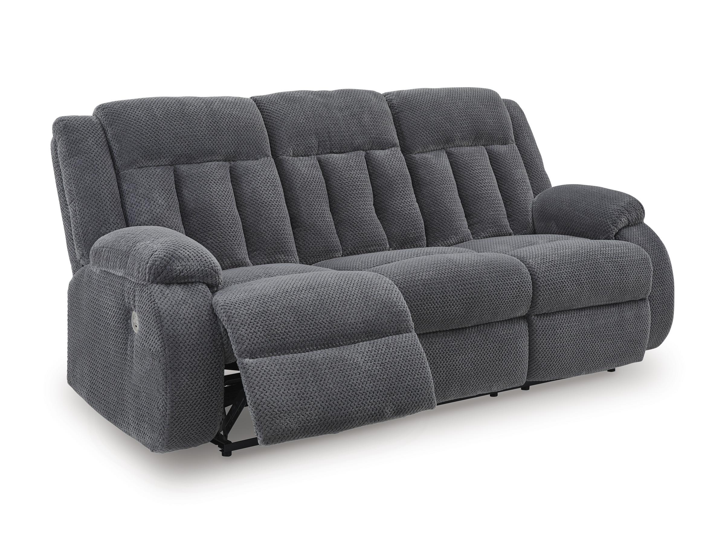 Observation Fabric REC PWR Sofa w/Drop Down Table