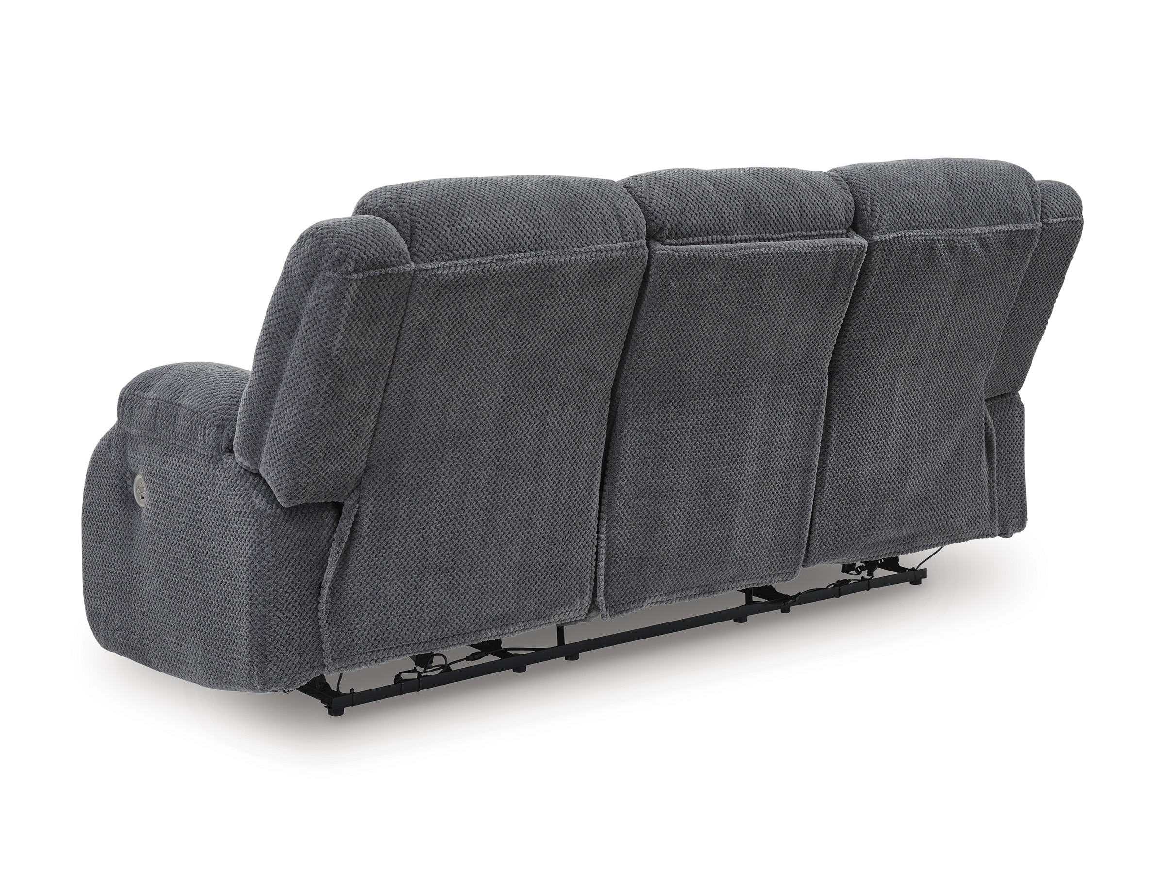 Observation Fabric REC PWR Sofa w/Drop Down Table