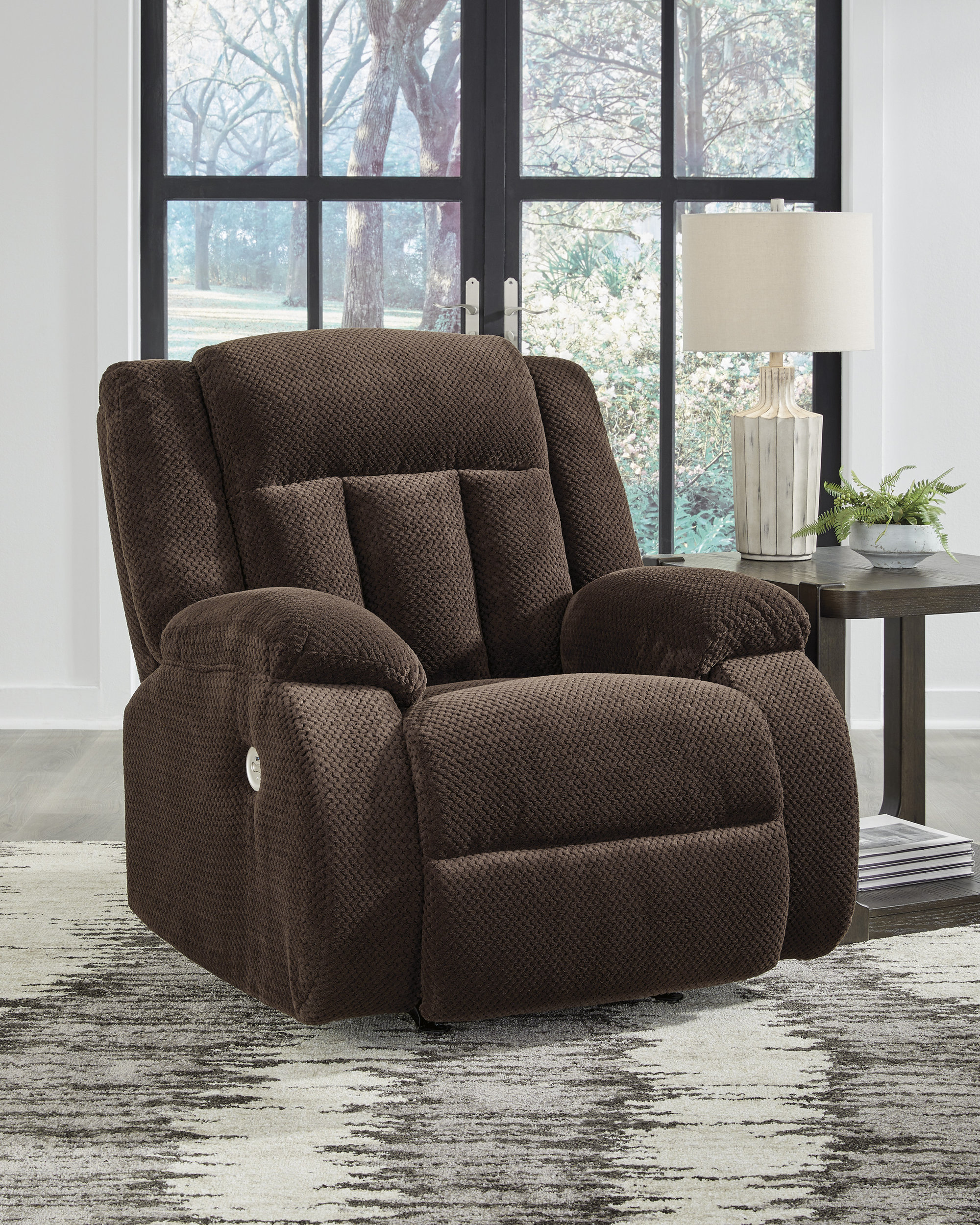 Observation Fabric Power Rocker Recliner