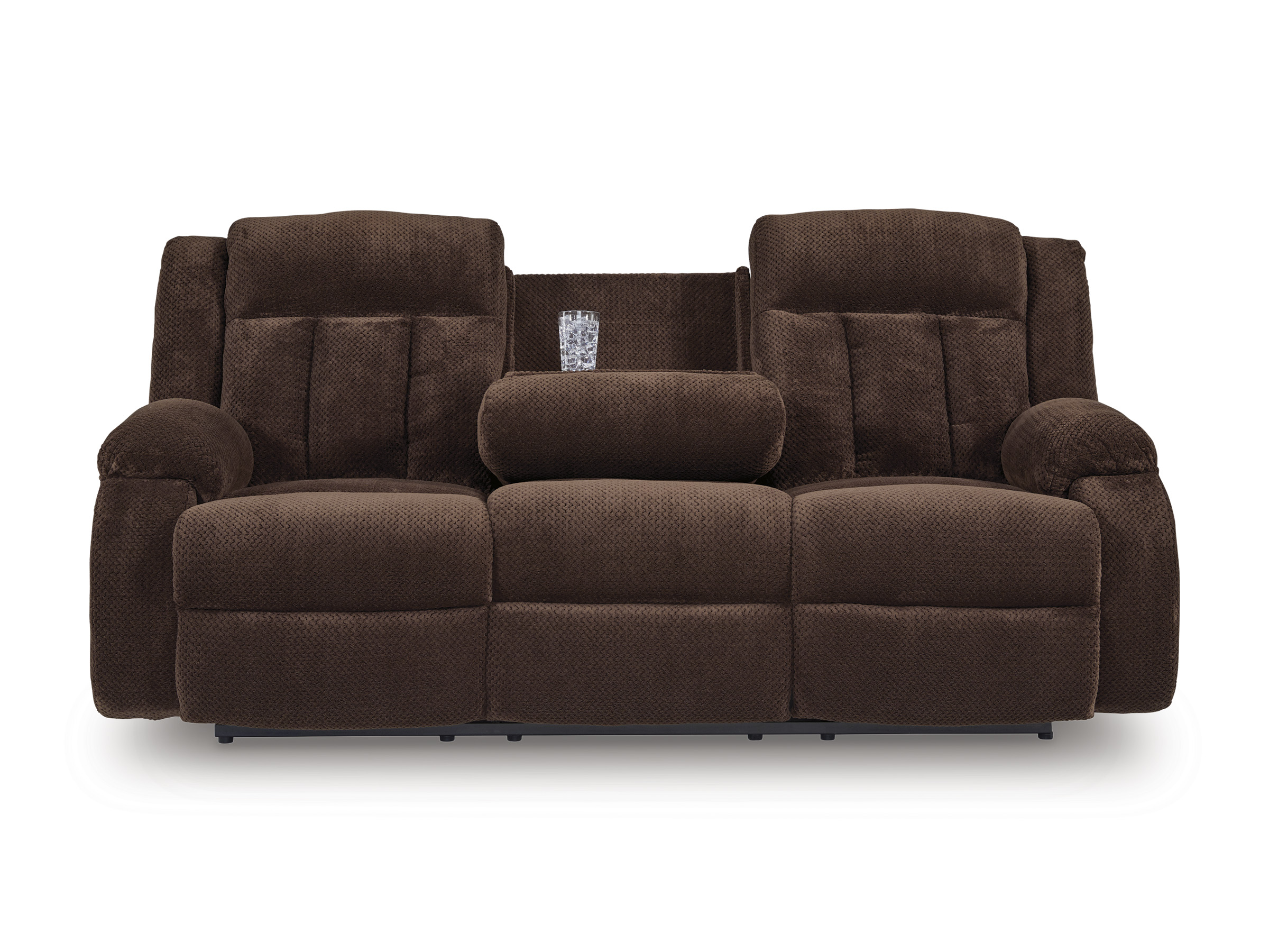 Observation Fabric REC PWR Sofa w/Drop Down Table