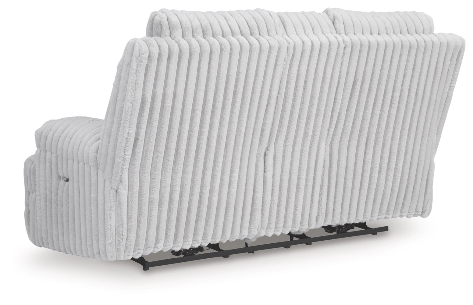 Rhines Falls Polyester Power Reclining Loveseat w/Console