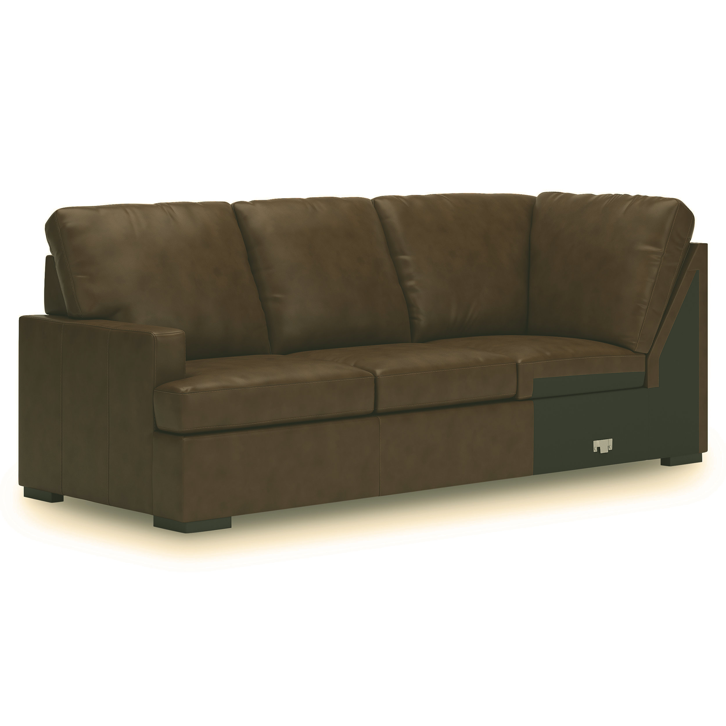 McDowlan Leather/Faux Leather 3-Piece Sectional Sofa w/Right Chaise