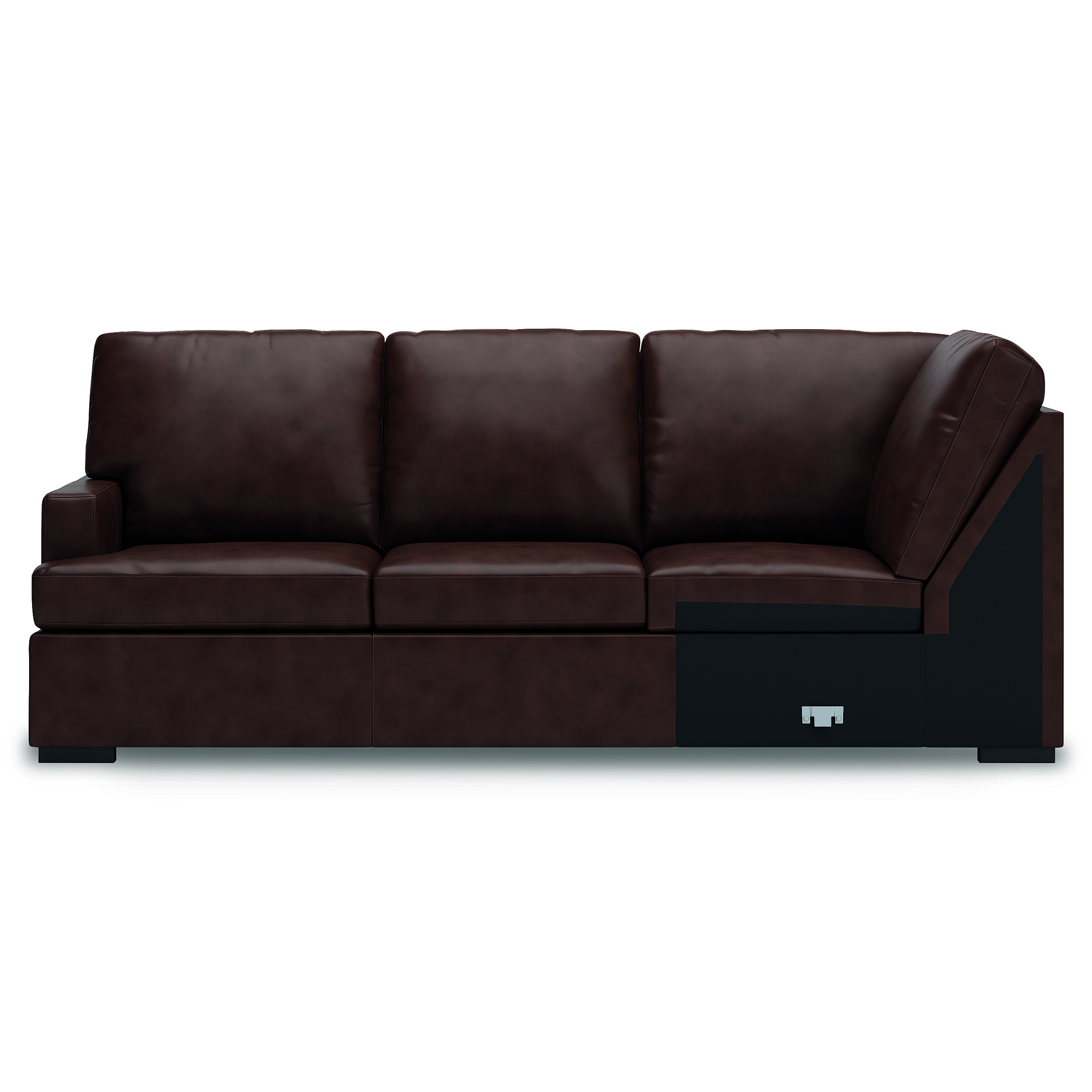 McDowlan Leather/Faux Leather 3-Piece Sectional Sofa w/Right Chaise